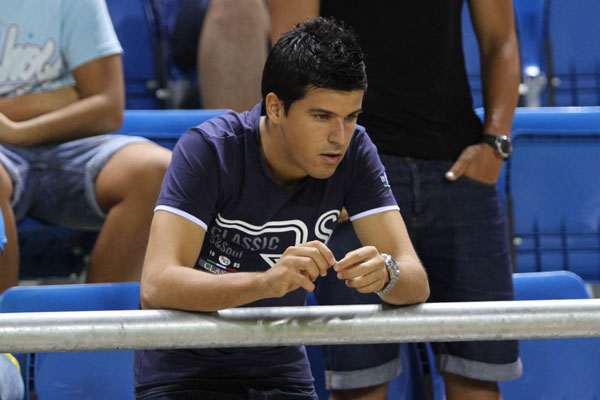 Juanse este sábado en Carranza viendo a su ex equipo ante el Loja (Foto: Trekant Media)