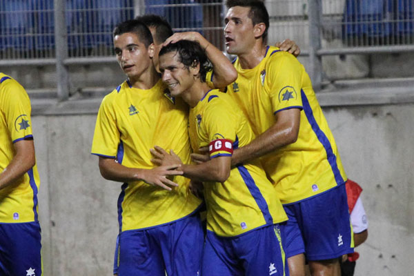 Pablo celebra su gol marcado ante el Rayo (Foto: Trekant Media)