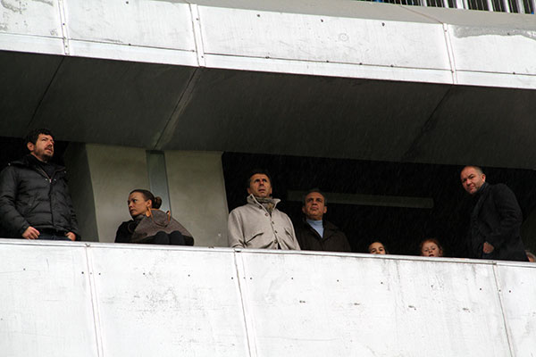 Alessandro Gaucci, Gabriele de Bono y Vincenzo Silvestrini en Carranza (Foto: Trekant Media)