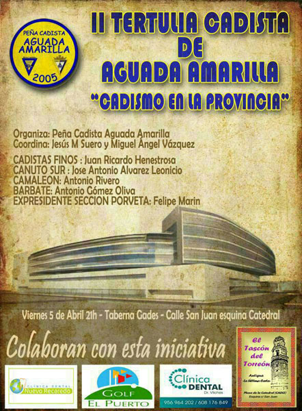 Cartel del acto