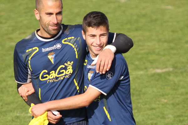 Jose Mari junto a Aulestia en un entrenamiento (Foto: Trekant Media)