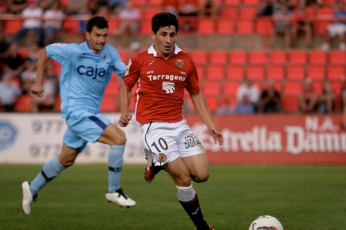 Roberto Peragón, con el Nástic de Tarragona (Foto: gimnasticdetarragona.com)