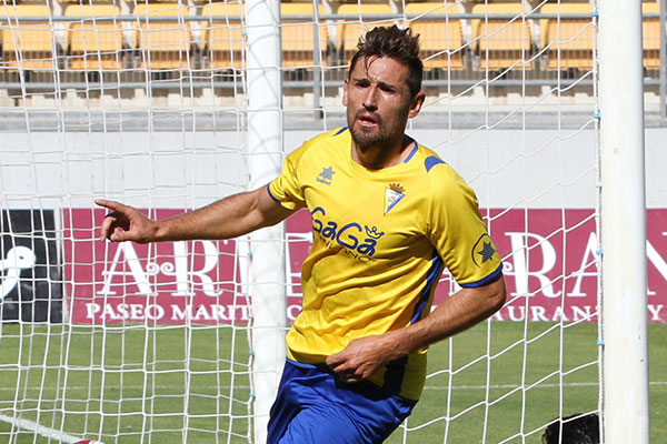 Belencoso marcó el último gol del Cádiz CF en la temporada 2012-2013 / Trekant Media