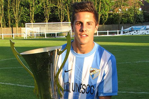 Diego Canty, goleador del Juvenil B del Málaga CF / rgfootball.com