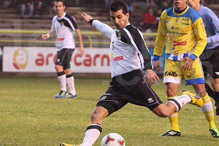 Fernando Carralero, con el Burgos CF / burgosdeporte