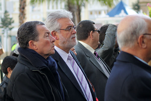 Miguel Cuesta y Florentino Manzano en el acto del Día de Andalucía (Foto: Trekant Media)