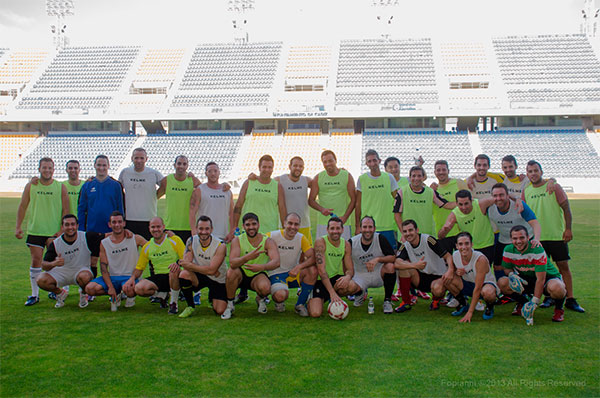 Aficionados jugaron su primer partido en Carranza / Foppiani