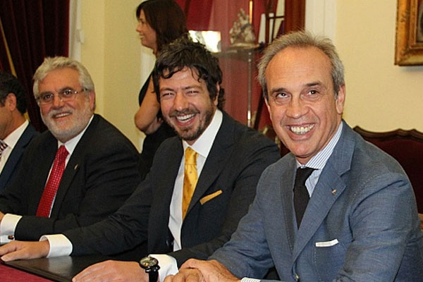 Florentino Manzano, Alessandro Gaucci y Gabriele de Bono / Trekant Media