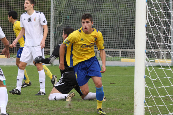 Jose Mari en un partido con el Cádiz B (Foto: Trekant Media)