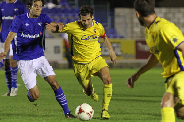 Pablo en un lance del partido en Écija (Foto: Trekant Media)