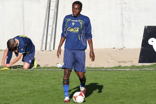 Germán Pleple en un entreno con el Cádiz (Foto: Trekant Media)