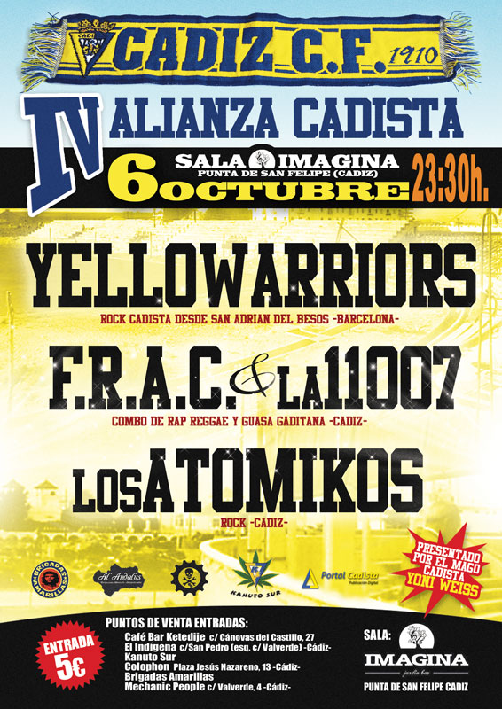 Cartel de la IV Alianza Cadista