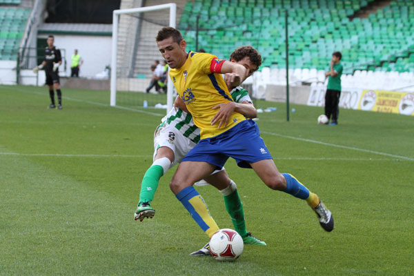 Belencoso, en su partido ante el Betis B. (Foto: Trekant Media)