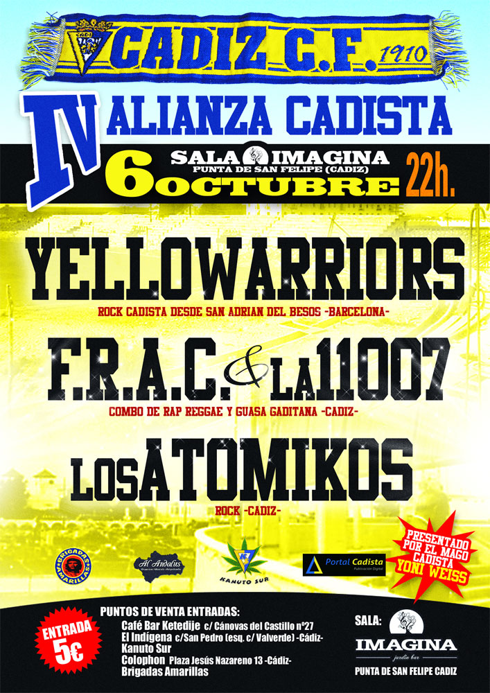 Cartel de la IV Alianza Cadista