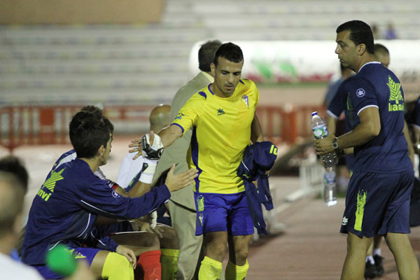 Viyuela después de ser sustituido por Garrido (Foto: Trekant Media)