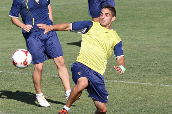 Francis en el entrenamiento de este martes (Foto: Trekant Media)