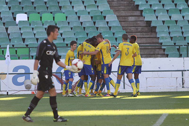 Celebración de uno de los dos goles de la tarde (Foto: Trekant Media)