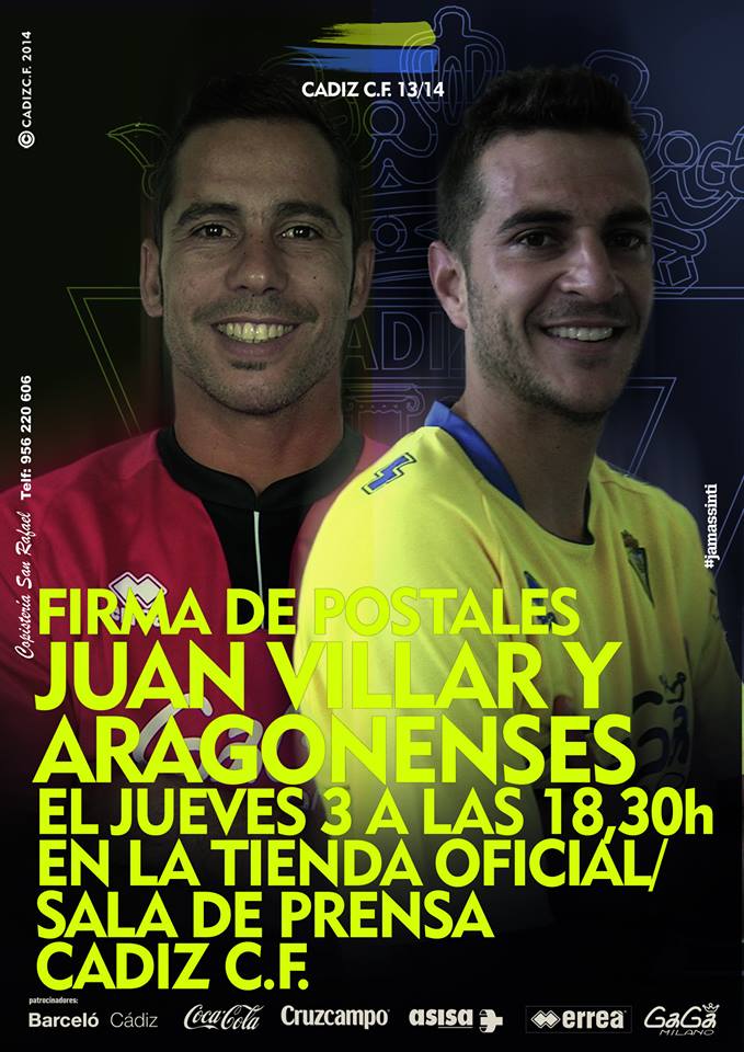 Aragoneses y Juan Villar / cadizcf.com