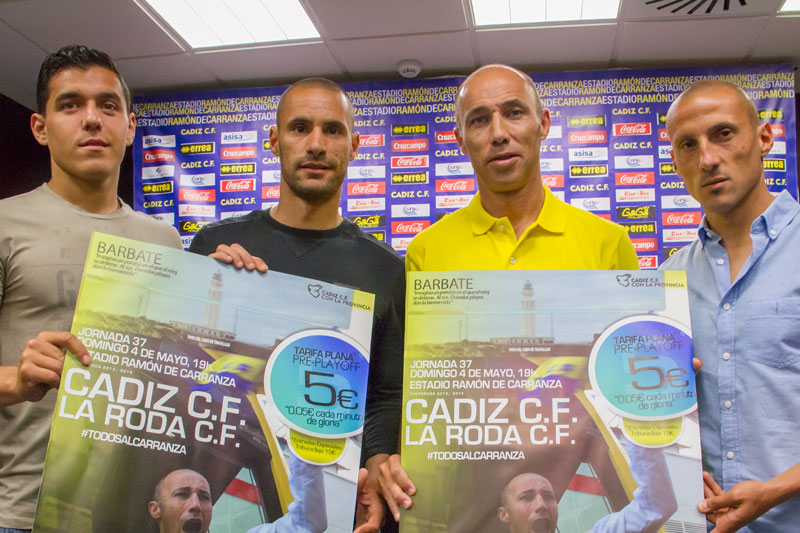 Antonio Calderón y los capitanes presentan el partido contra La Roda / Trekant Media