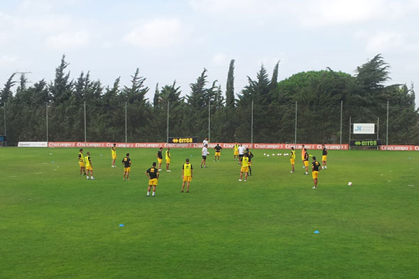 Entrenamiento este martes en El Rosal / Trekant Media