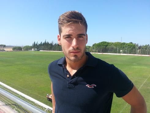 Ricky Alonso en la Ciudad Deportiva Bahía de Cádiz / carranza10.es