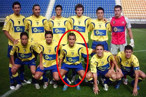 Borja con el Cádiz CF B