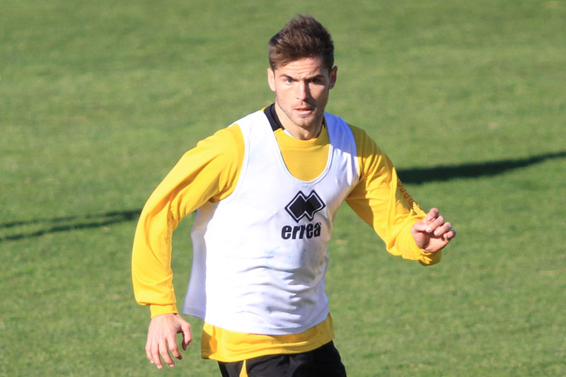 Perico, en el entrenamiento de esta mañana en la Ciudad Deportiva / Trekant Media