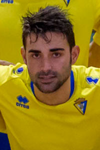 Adrián Gaona Martín, con el Cádiz CF Virgili / Trekant media