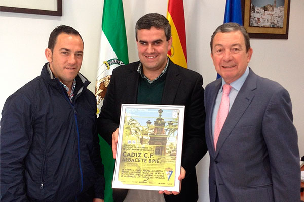 El cartel oficial del Cádiz CF - Albacete Balompié, dedicado a Vejer de la Frontera / cadizcf.com