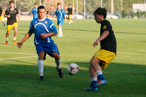 El Cádiz B se enfrentó al Next Stars Academy / lacanteracadiz.com