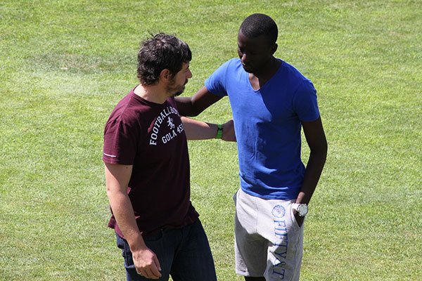 Fall en los primeros días de pretemporada, con Gaucci / Trekant Media