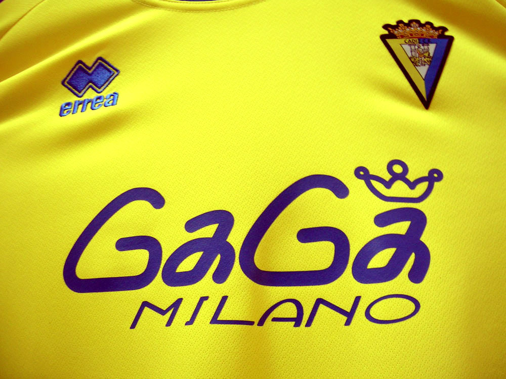 Gaga Milano lucirá como patrocinador en las camisetas Errea del Cádiz CF / cadizcf.com