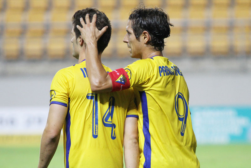 Pablo e Indiano en la foto, ya no pertenecen al Cádiz CF / Trekant Media