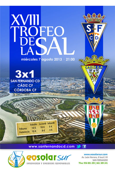 Cartel del XVIII Trofeo de la Sal / foto: sanfernando.cd