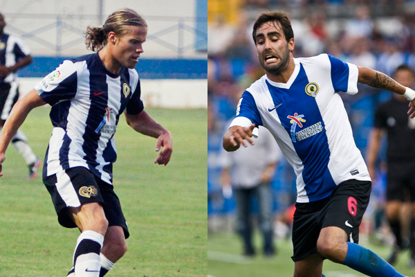 Aitor y Escassi del Hércules CF