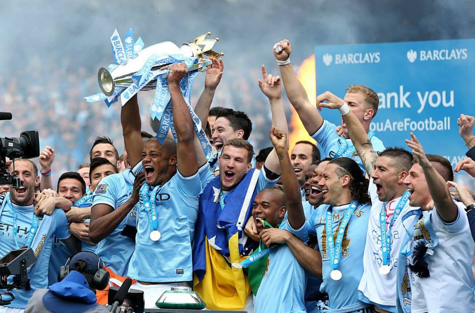 El Manchester City celebra el campeonato de la Premier League / mcfc.co.uk