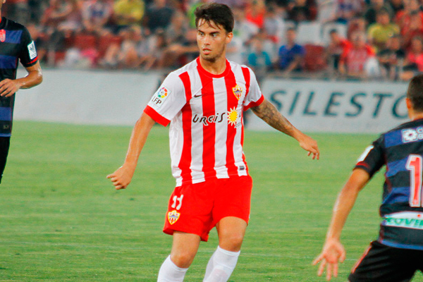 Suso con la UD Almería