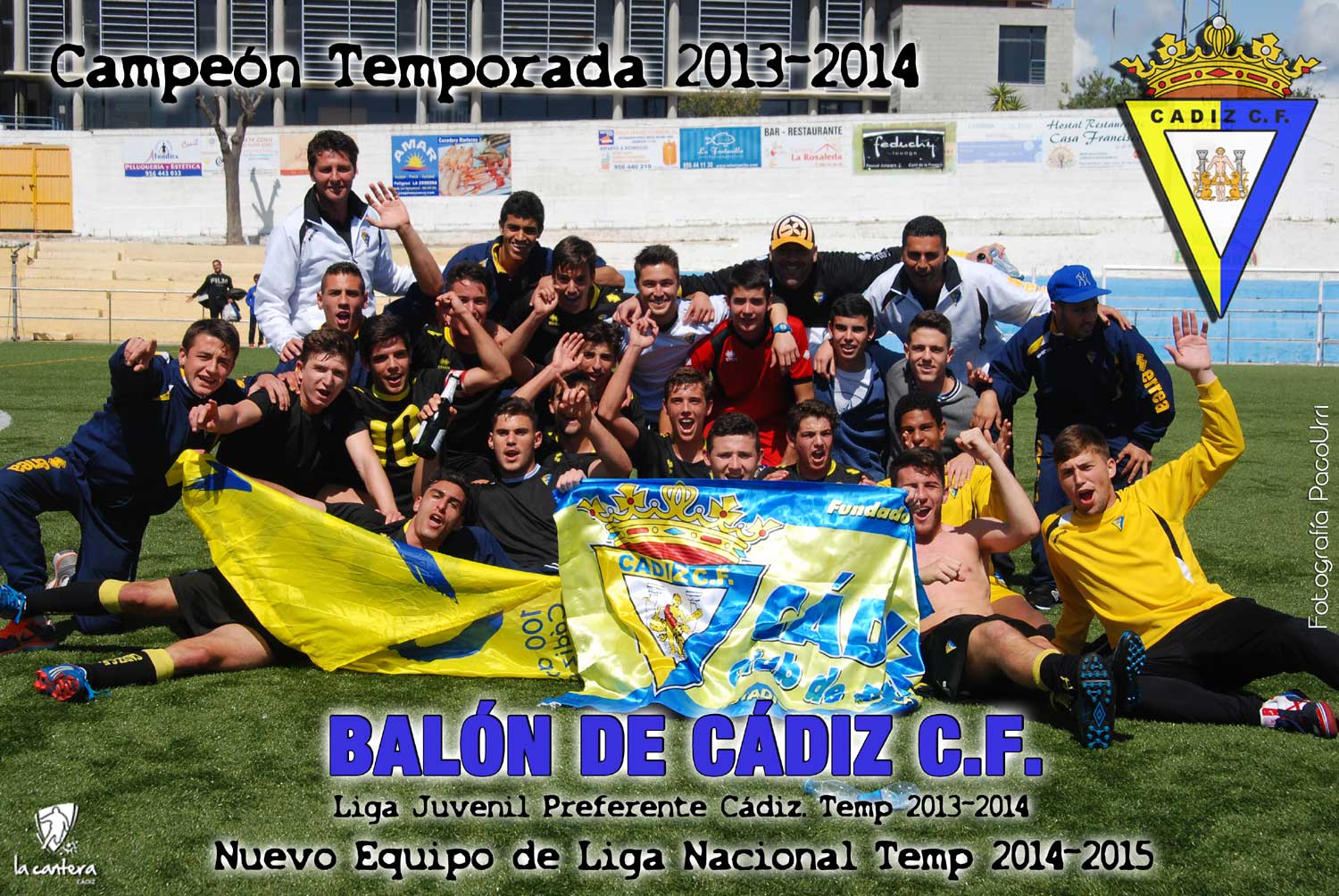 El Balón de Cádiz Juvenil celebra el ascenso a Liga Nacional Juvenil / Paco Urri - lacanteracadiz.com