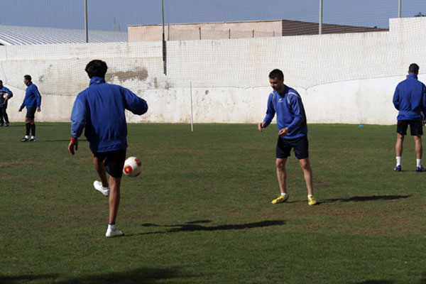 Entrenamiento de la UD Melilla / foto: udmelilla.es