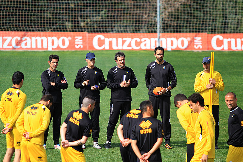 Antonio Calerón en su primer entrenamiento / Trekant Media