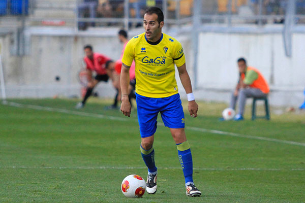 Andrés Sánchez, contra La Roda CF en el Ramón de Carranza / Trekant Media