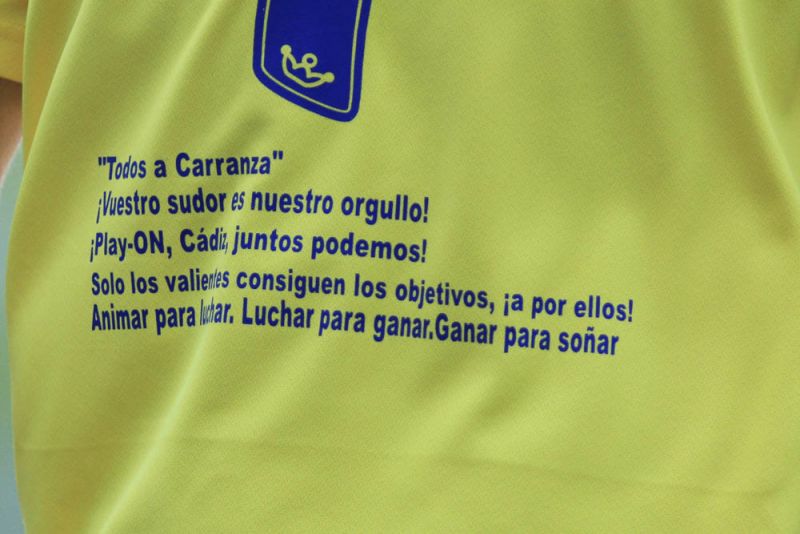 Mensajes en las camisetas de los jugadores del Cádiz CF / Trekant Media