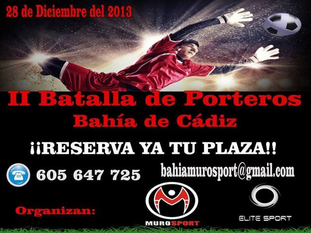 Anuncio de la 2ª Batalla de Porteros Bahía de Cádiz