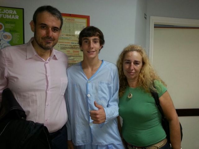 David Rosano recibió la visita del presidente del San Fernando CD / sanfernandocd.com