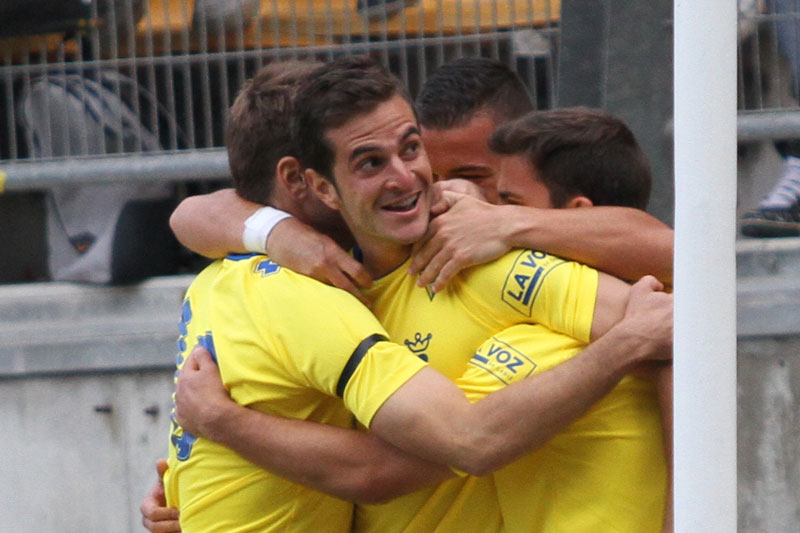 Juan Villar celebrando su gol / Trekant Media