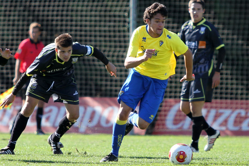 Cádiz B ante el Coria CF / Trekant Media