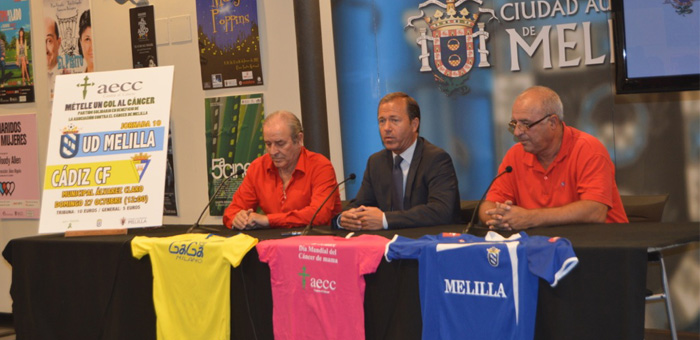 El UD Melilla - Cádiz CF, será un partido solidario / udmelilla.es