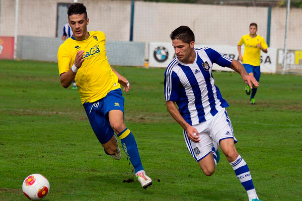 Partido entre el Recreativo B y el Cádiz CF / albiazules.es