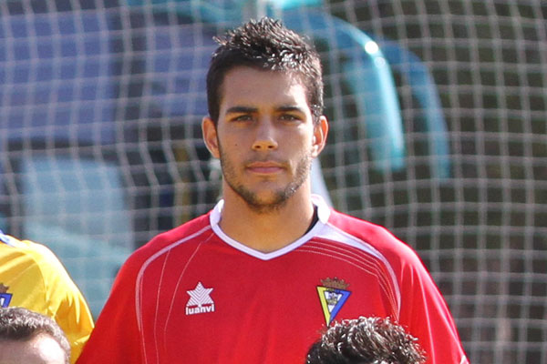 Borja Romero con el Cádiz CF B / Trekant Media