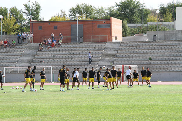 El Cádiz entrenó en Medina Sidonia / A.J. Candón